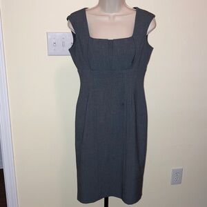 Calvin Klein Charcoal Sleeveless Midi Dress